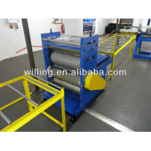 Steel sheet embosser machine